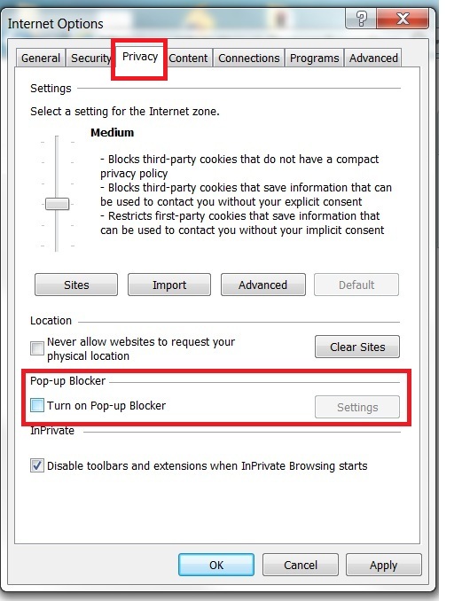 how to block pop ups on my computer